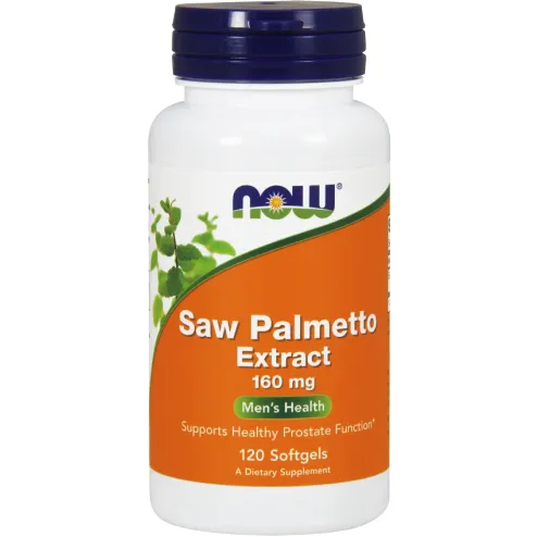 Saw Palmetto Extract 160 mg 120 softgels by NOW