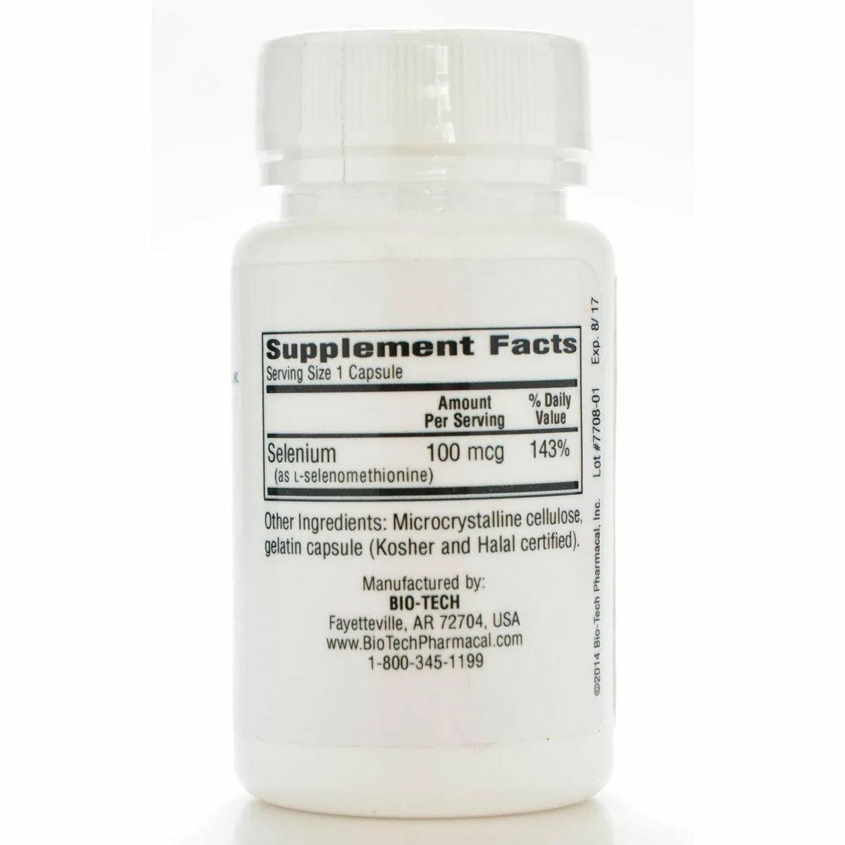 Se-100 (Non-Yeast) 100 caps by Bio-Tech
