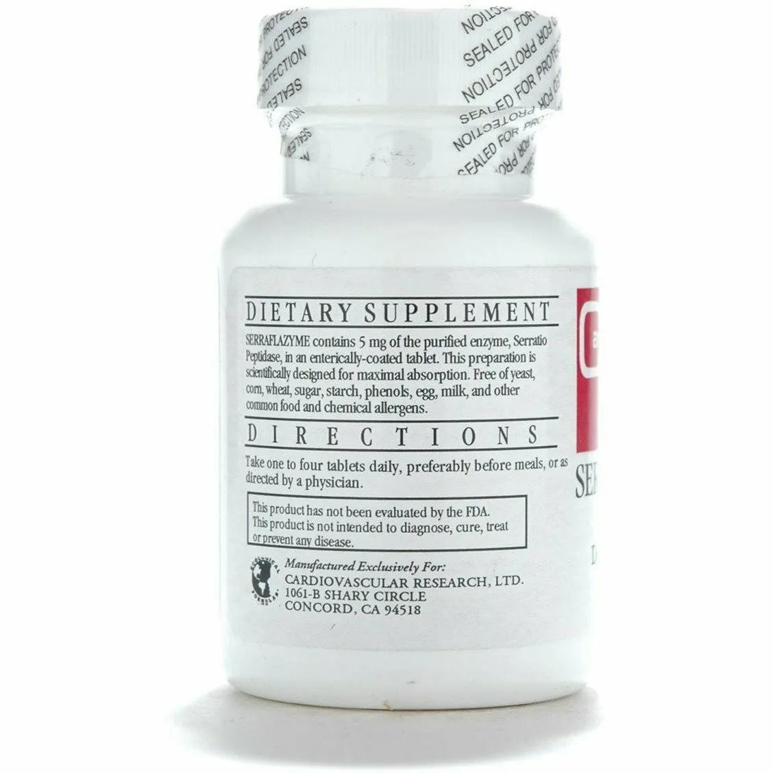 Serraflazyme 100 tabs by Ecological Formulas
