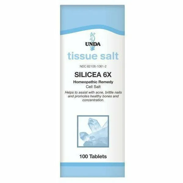 Silicea 6X 100 tabs by Unda