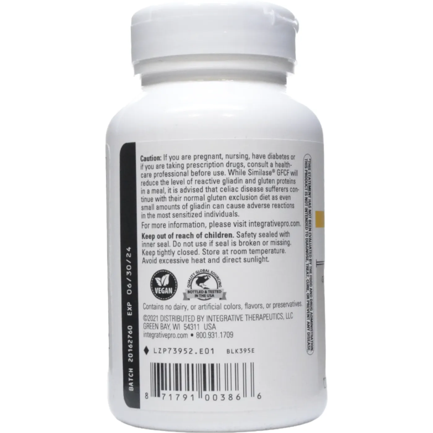 Similase GFCF 120 caps by Integrative Therapeutics