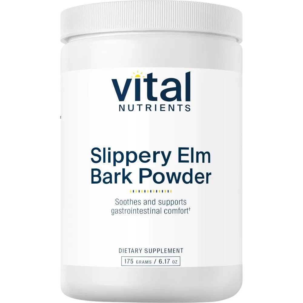 Slippery Elm Bark Powder 175 gms by Vital Nutrients