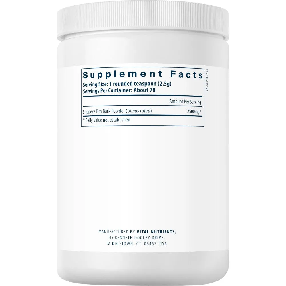 Slippery Elm Bark Powder 175 gms by Vital Nutrients