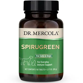 SpiruGreen for Cats & Dogs 180 tabs by Dr. Mercola
