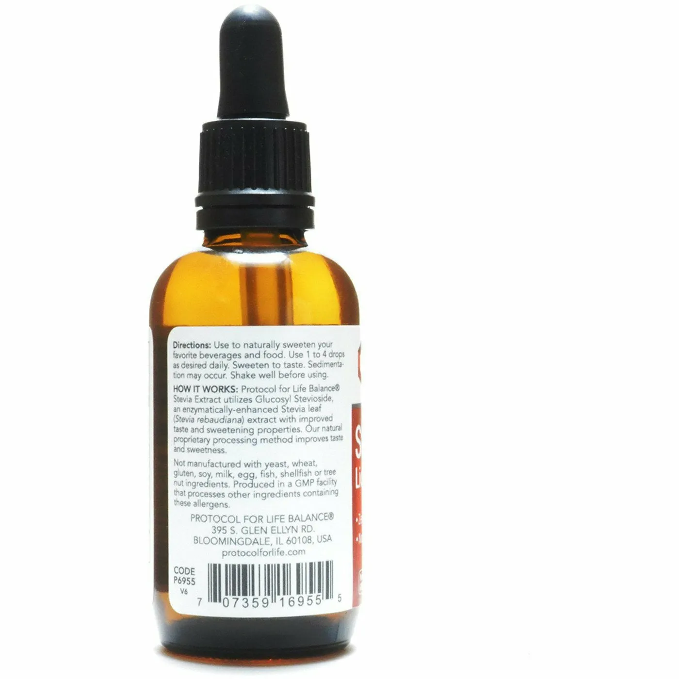 Stevia Liquid Extract 2 oz by Protocol For Life Balance