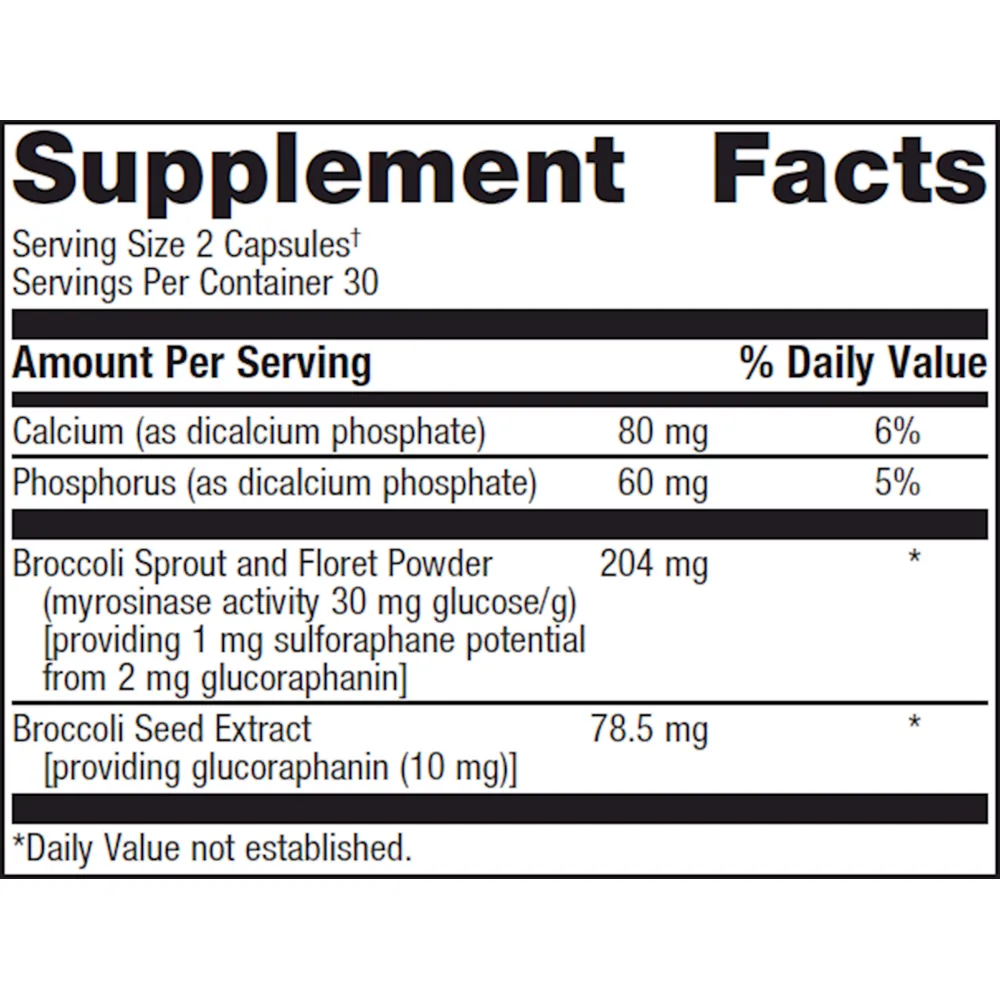 SulforaClear 60 Capsules by Metagenics