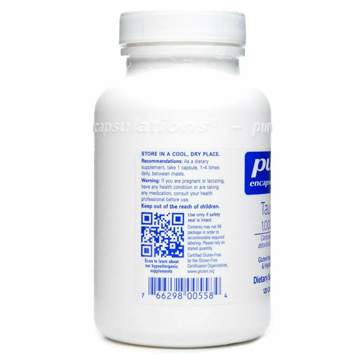 Taurine 1000 mg 120 vcaps by Pure Encapsulations