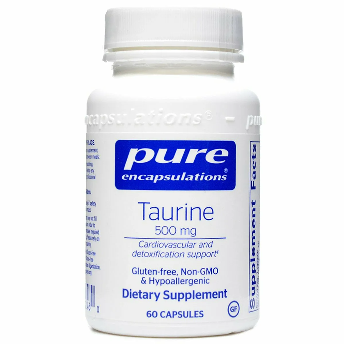 Taurine 500 mg. 60 vcaps by Pure Encapsulations