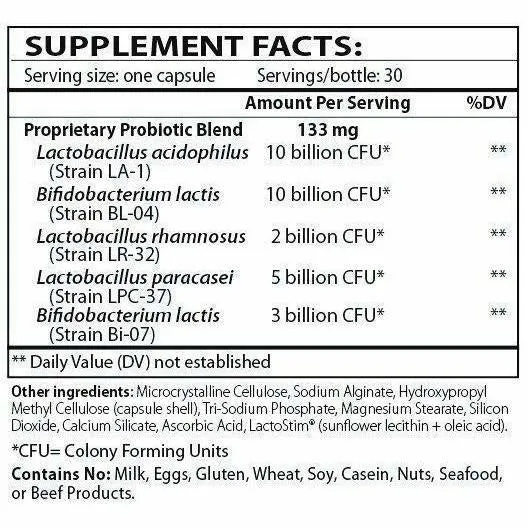 Theralac. Bio-Replenishing Probiotic 30 caps by Master Supplements Inc.
