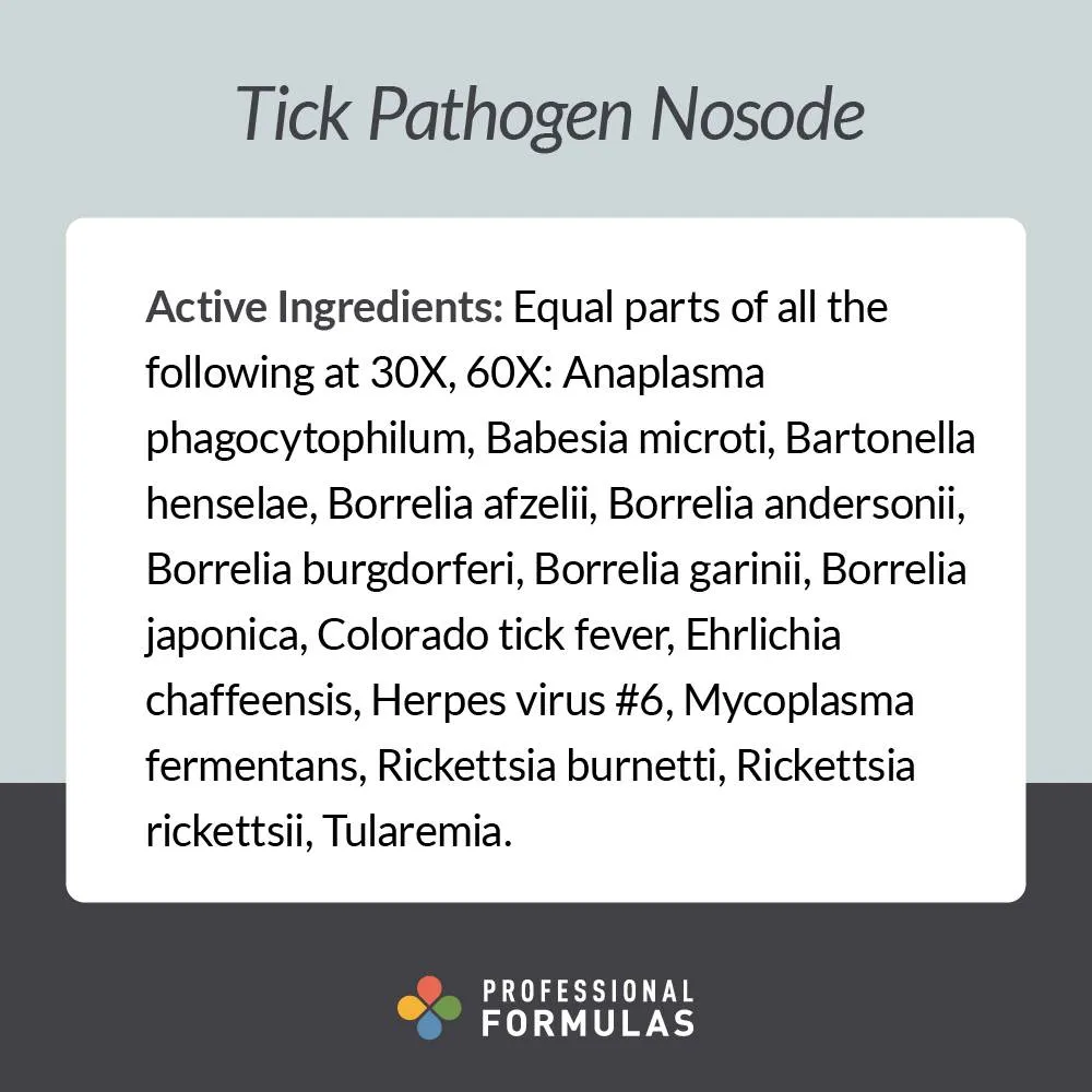 Tick Pathogen Nosode 2 oz by Professional Formulas