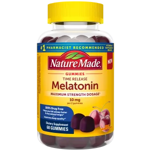 Time Release Melatonin Gummies Maximum Strength Dosage 10 mg Per Serving
