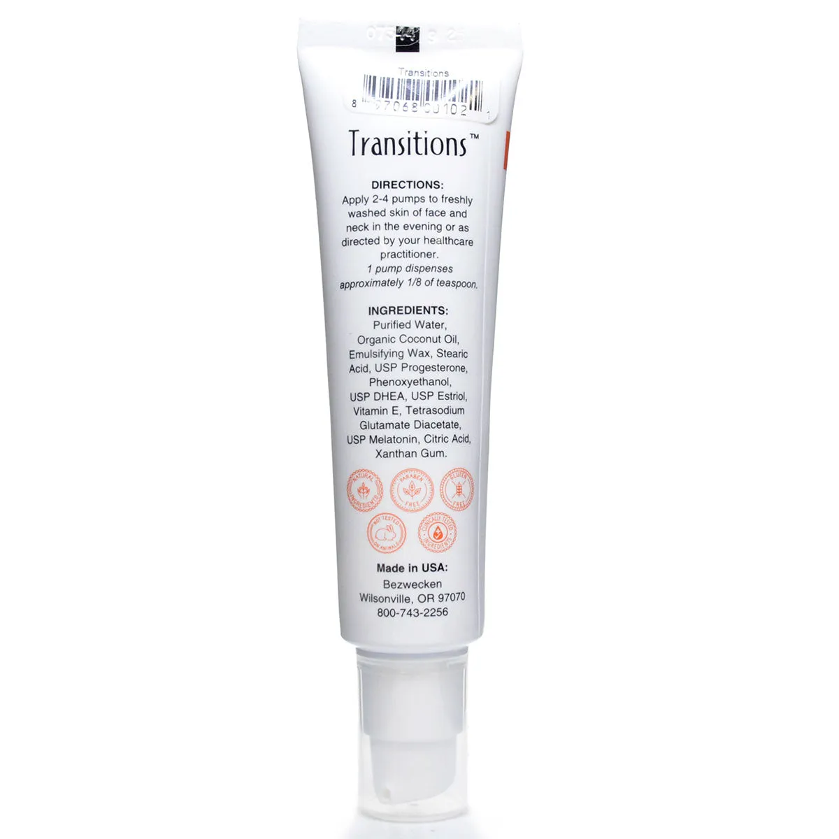 Transitions Wrinkle Cream 2 oz by Bezwecken