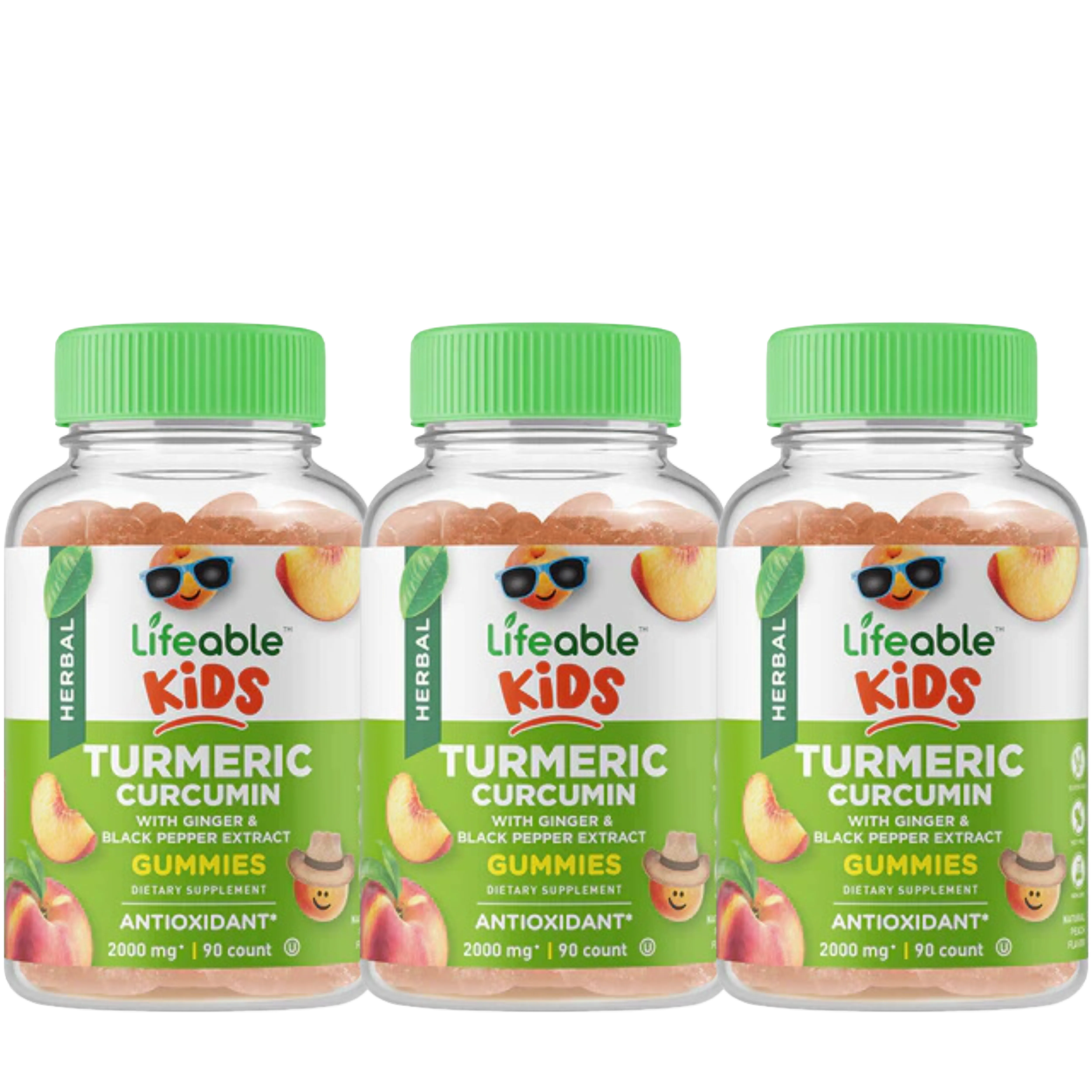 Turmeric Curcumin with Ginger Gummies for Kids