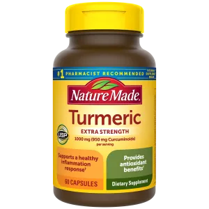 Turmeric Extra Strength 1000 mg (950 mg Curcuminoids) Per Serving Capsules