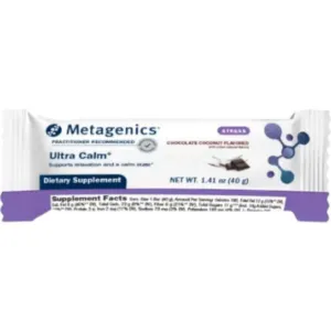 Ultra Calm Bar Chocolate Coconut 12 Bars by Metagenics