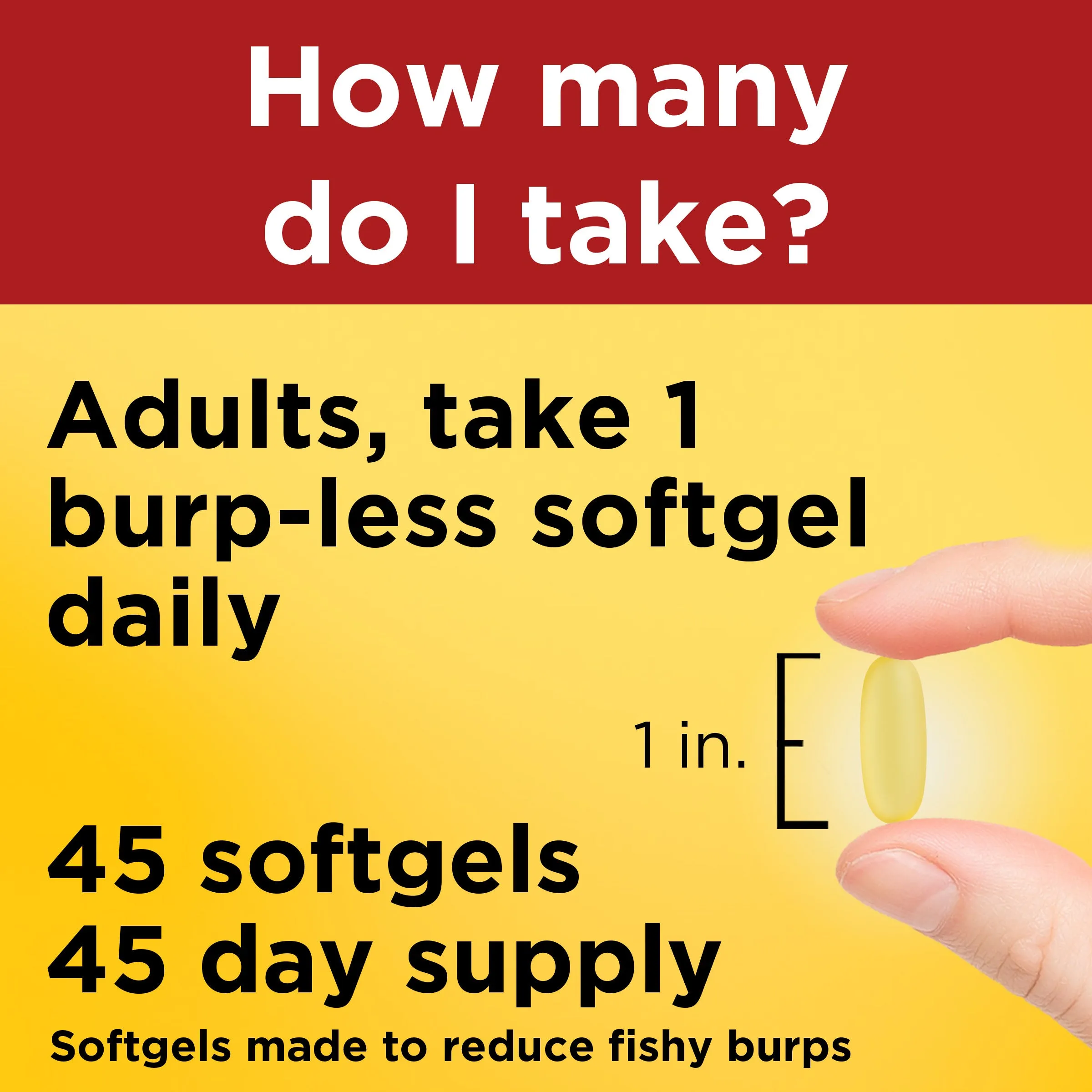 Ultra Omega-3 from Fish Oil 1400 mg Softgels. Burp-Less