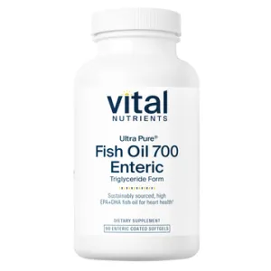 Ultra Pure Fish Oil 700 Enteric 90 softgels by Vital Nutrients
