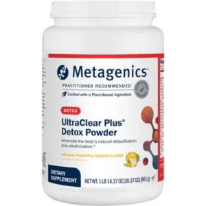 UltraClear Plus Detox Powder Pineapple Banana 21 Servings by Metagenics