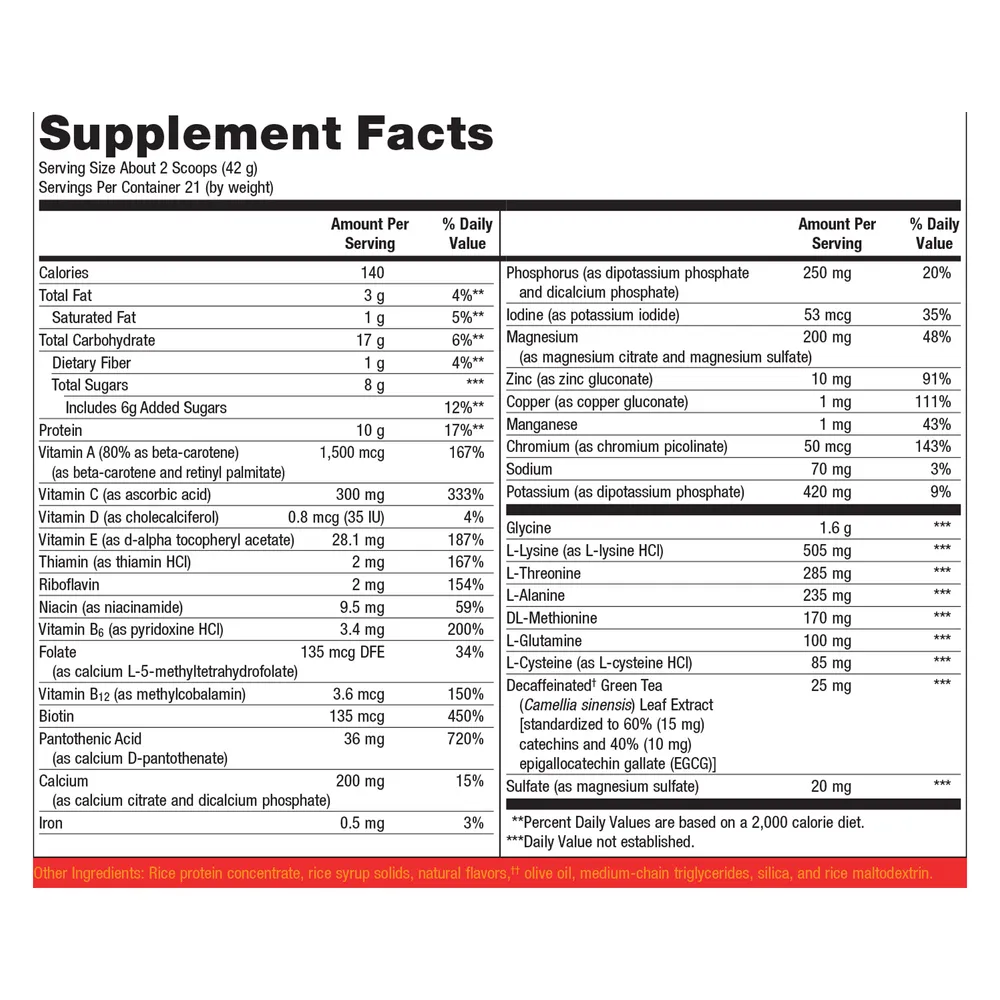UltraClear Plus Detox Powder Vanilla 21 Servings by Metagenics