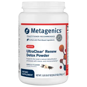 UltraClear Renew Detox Powder Vanilla 21 Servings by Metagenics
