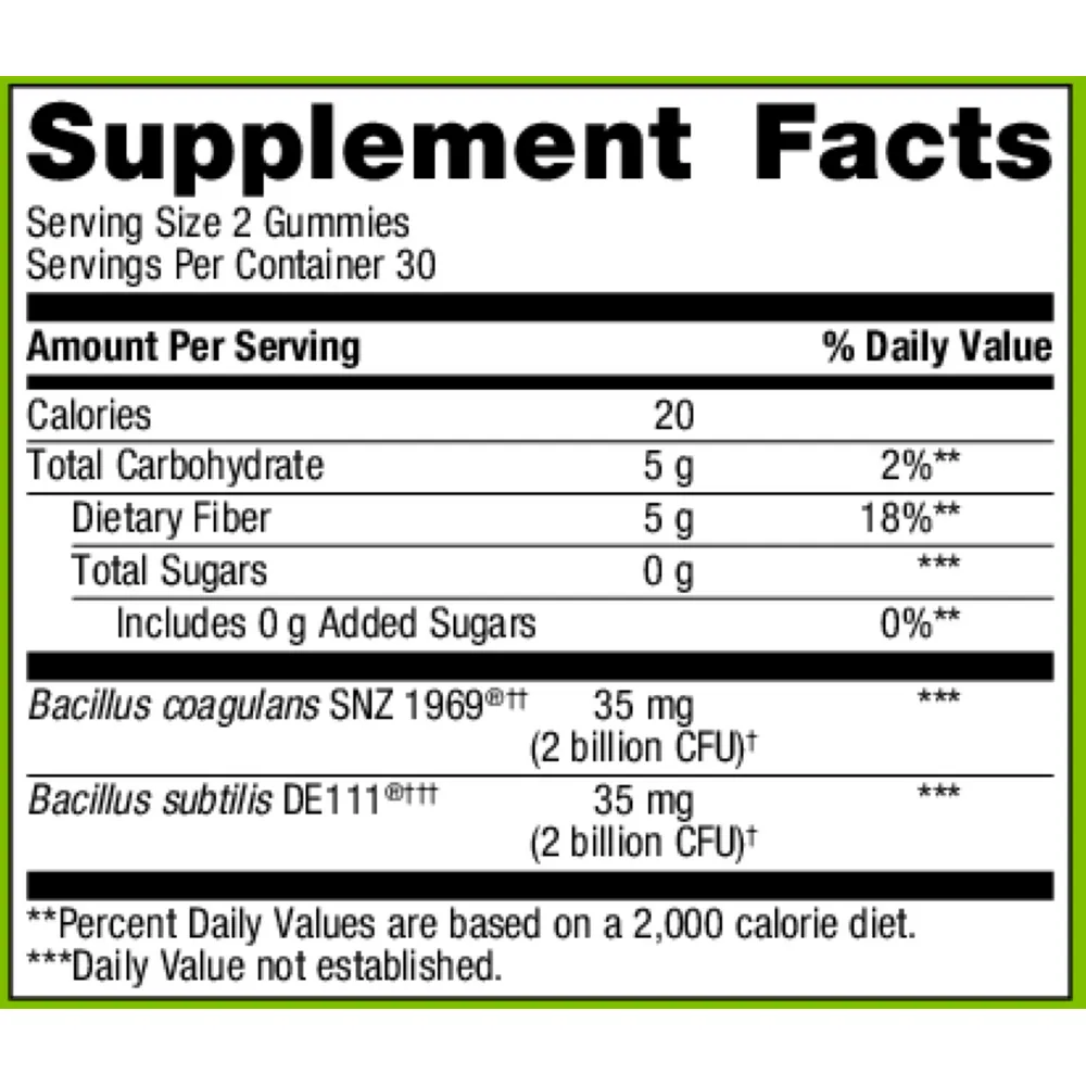 UltraFlora 3-in-1 Daily Probiotic Berry 60 Gummies by Metagenics