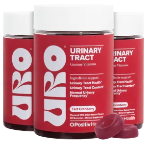 URO Urinary Tract Health Gummies - 3 Bottle Subscription
