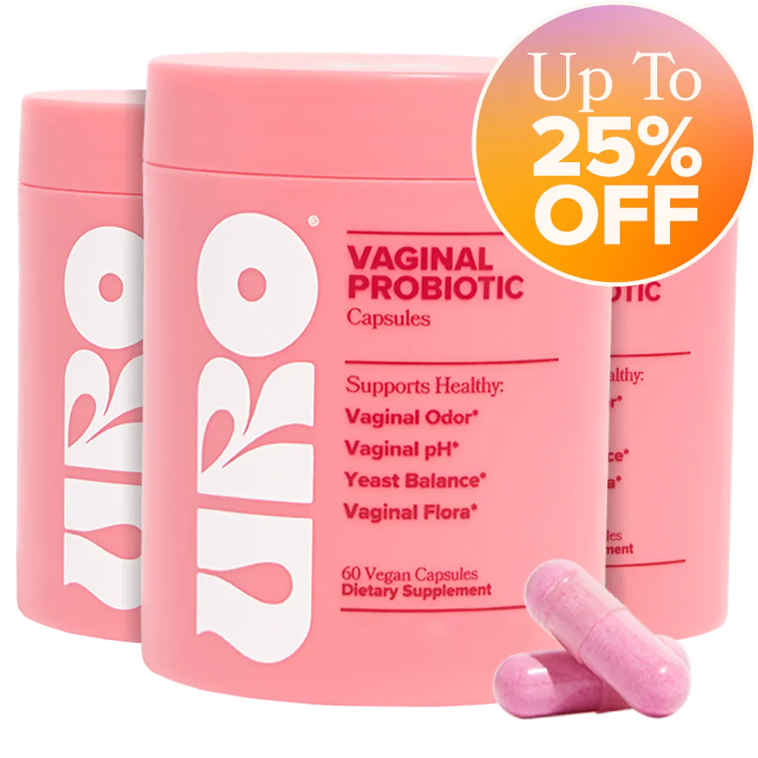 URO Vaginal Probiotic Capsule - Bundle