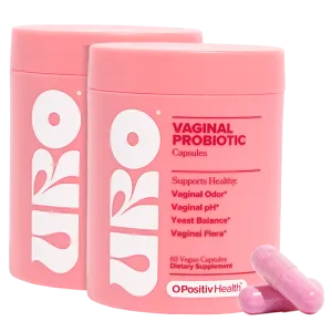 URO Vaginal Probiotic Capsules - 2 Bottle Subscription