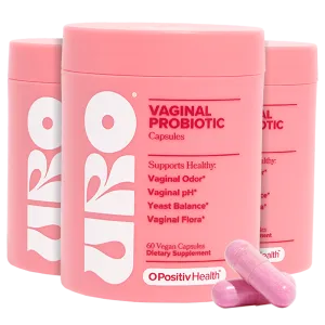 URO Vaginal Probiotic Capsules - 3 Bottle Subscription