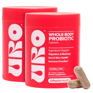 URO - Whole Body Probiotic Capsule - 2 Bottle Subscription