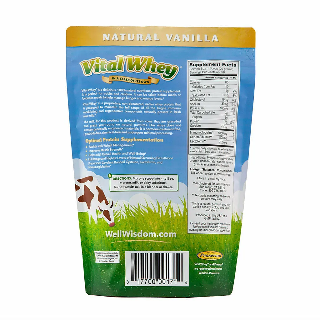 Vital Whey 2.5 lbs by Well Wisdom