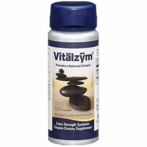 Vitalzym Enzymes 180 gelcaps By World Nutrition