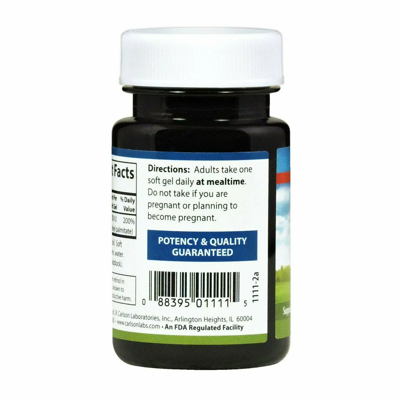 Vitamin A Natural 10000 IU 100 gels by Carlson Labs