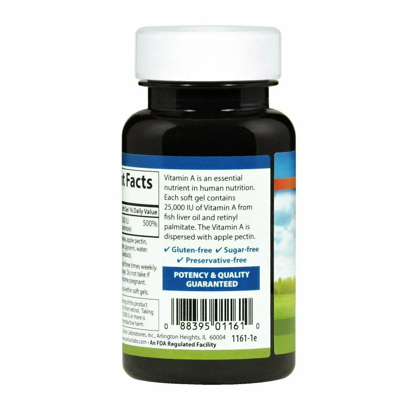 Vitamin A with Pectin 100 caps by Carlson Labs