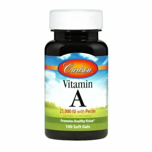 Vitamin A with Pectin 100 caps by Carlson Labs