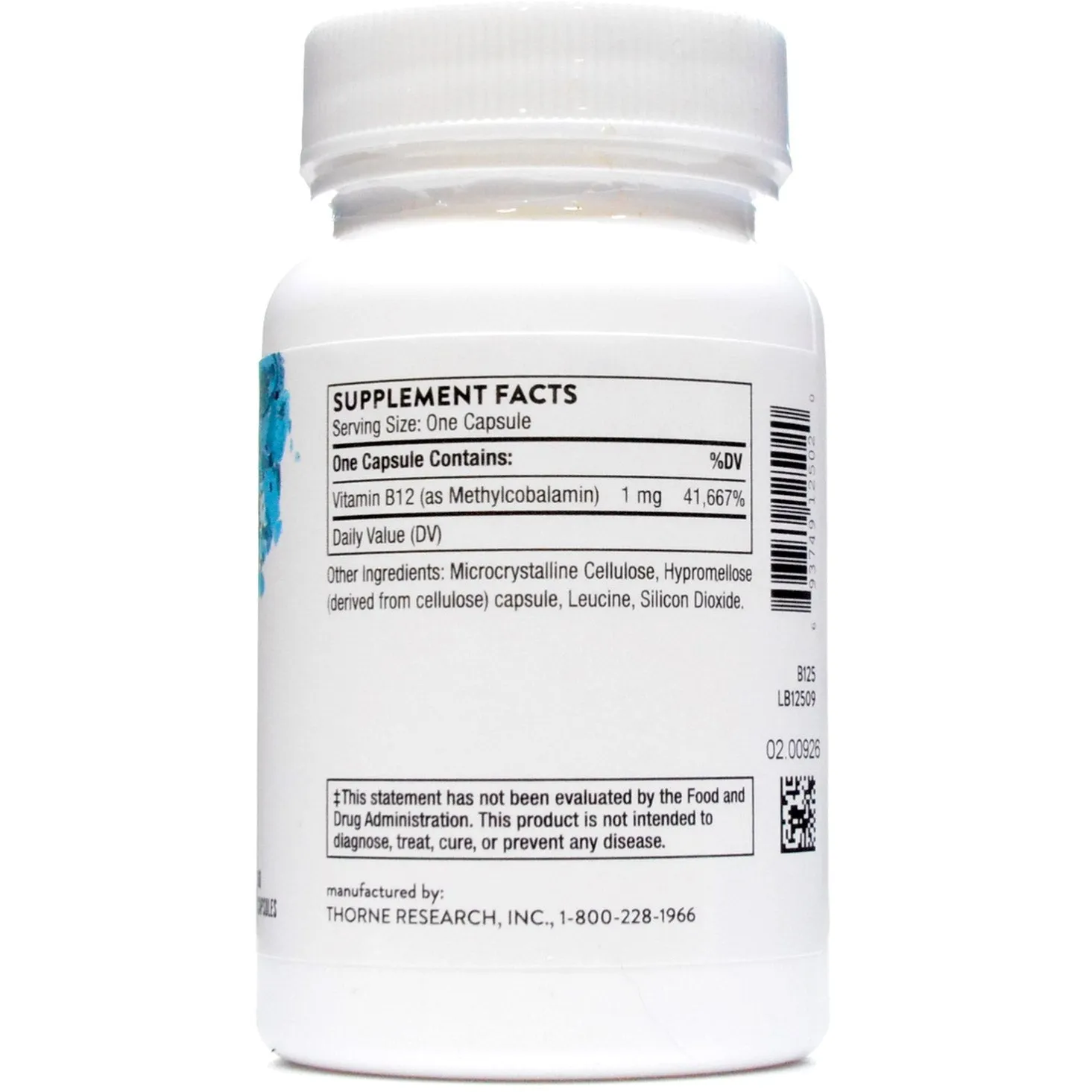 Vitamin B12 1 mg 60 Capsules by Thorne Research