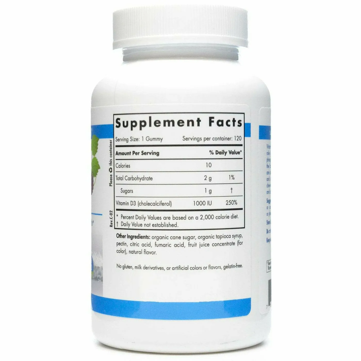 Vitamin D3 1000 IU 120 Gummy by Nordic Naturals