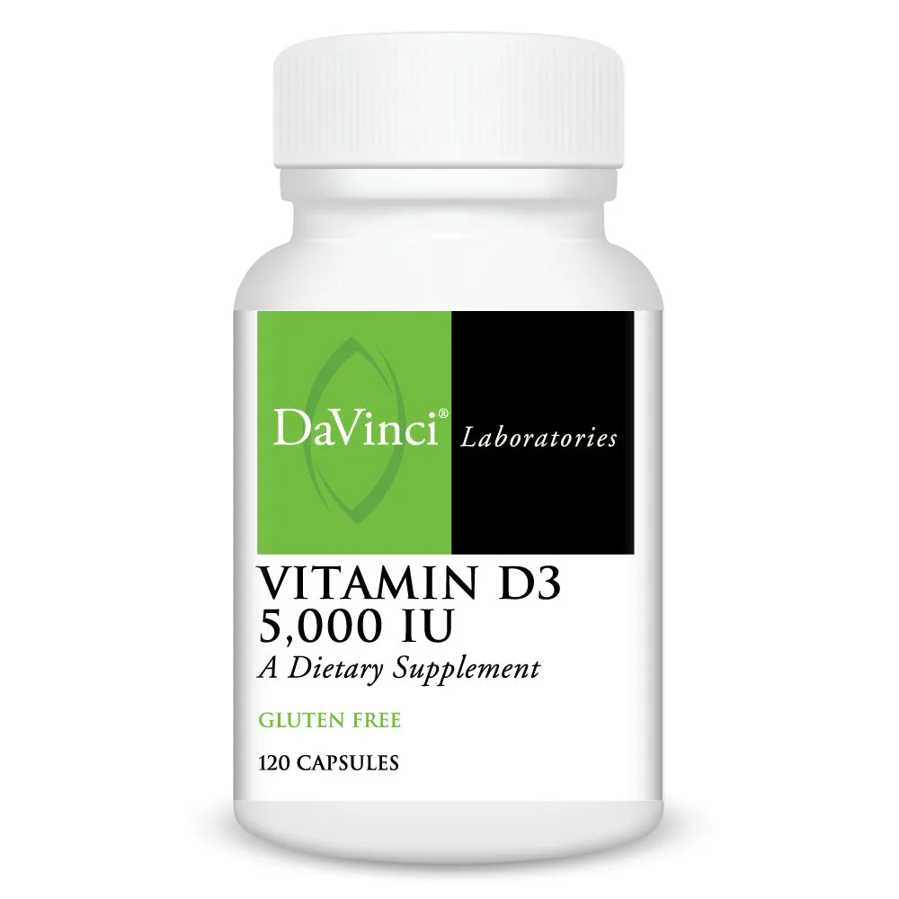 Vitamin D3 5.000 IU 120 caps by Davinci Labs