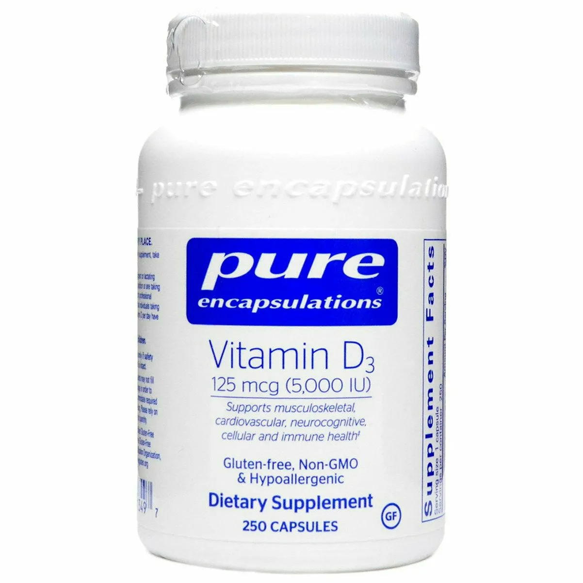 Vitamin D3 5000 IU by Pure Encapsulations