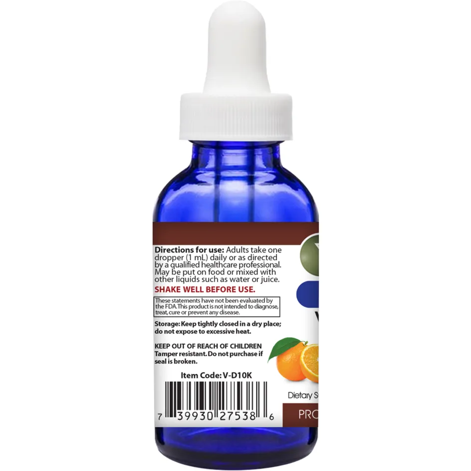Vitamin D3 (Liposomal) 10.000 IU 2 oz by Vinco
