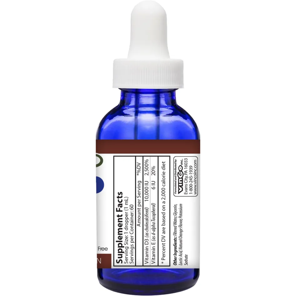 Vitamin D3 (Liposomal) 10.000 IU 2 oz by Vinco
