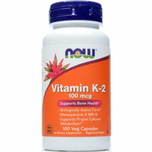 Vitamin K-2 100 mcg 100 vcaps by NOW