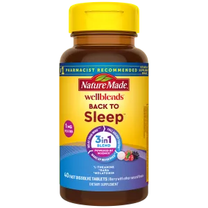 Wellblends Back to Sleep Fast Dissolve Tablets
