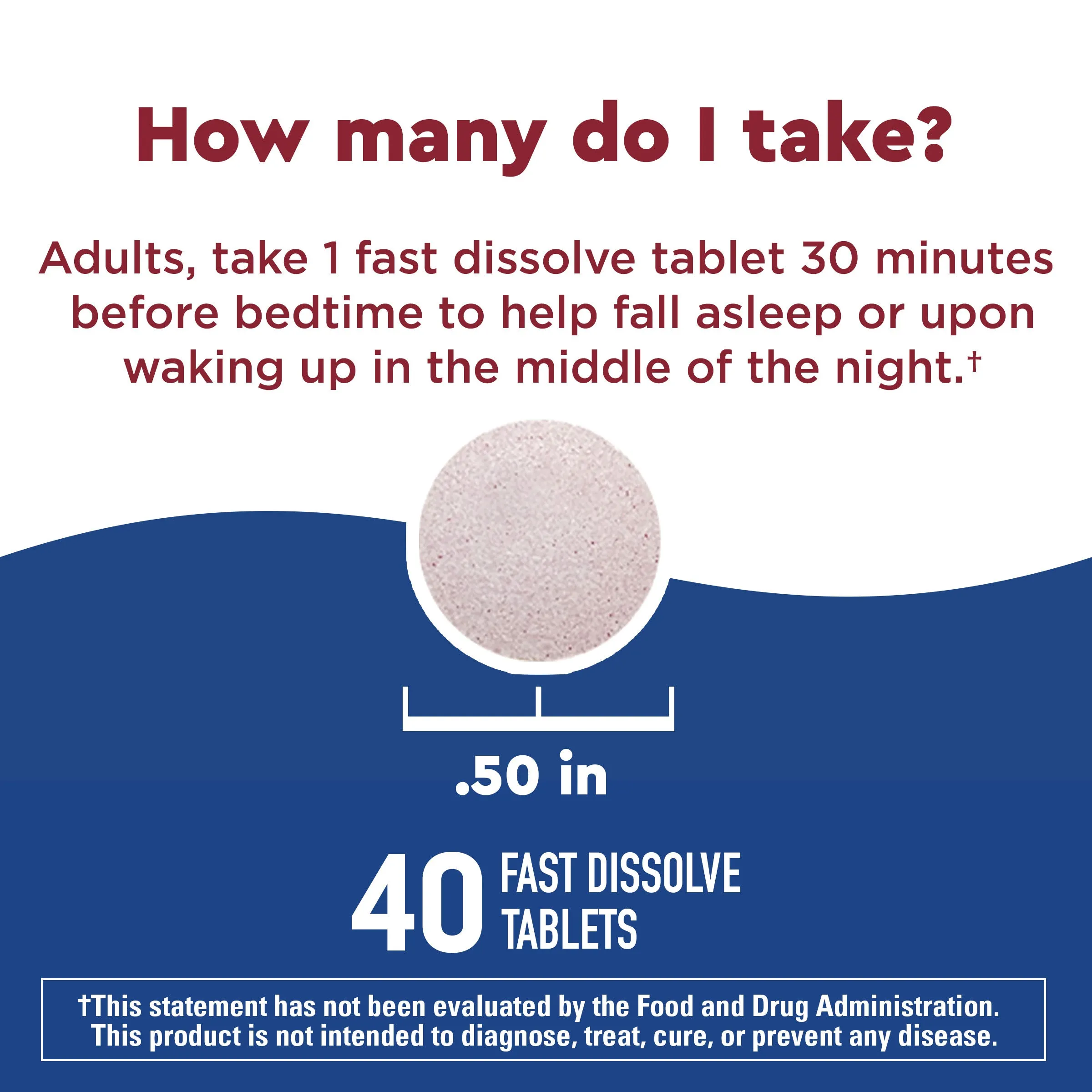Wellblends Back to Sleep Fast Dissolve Tablets
