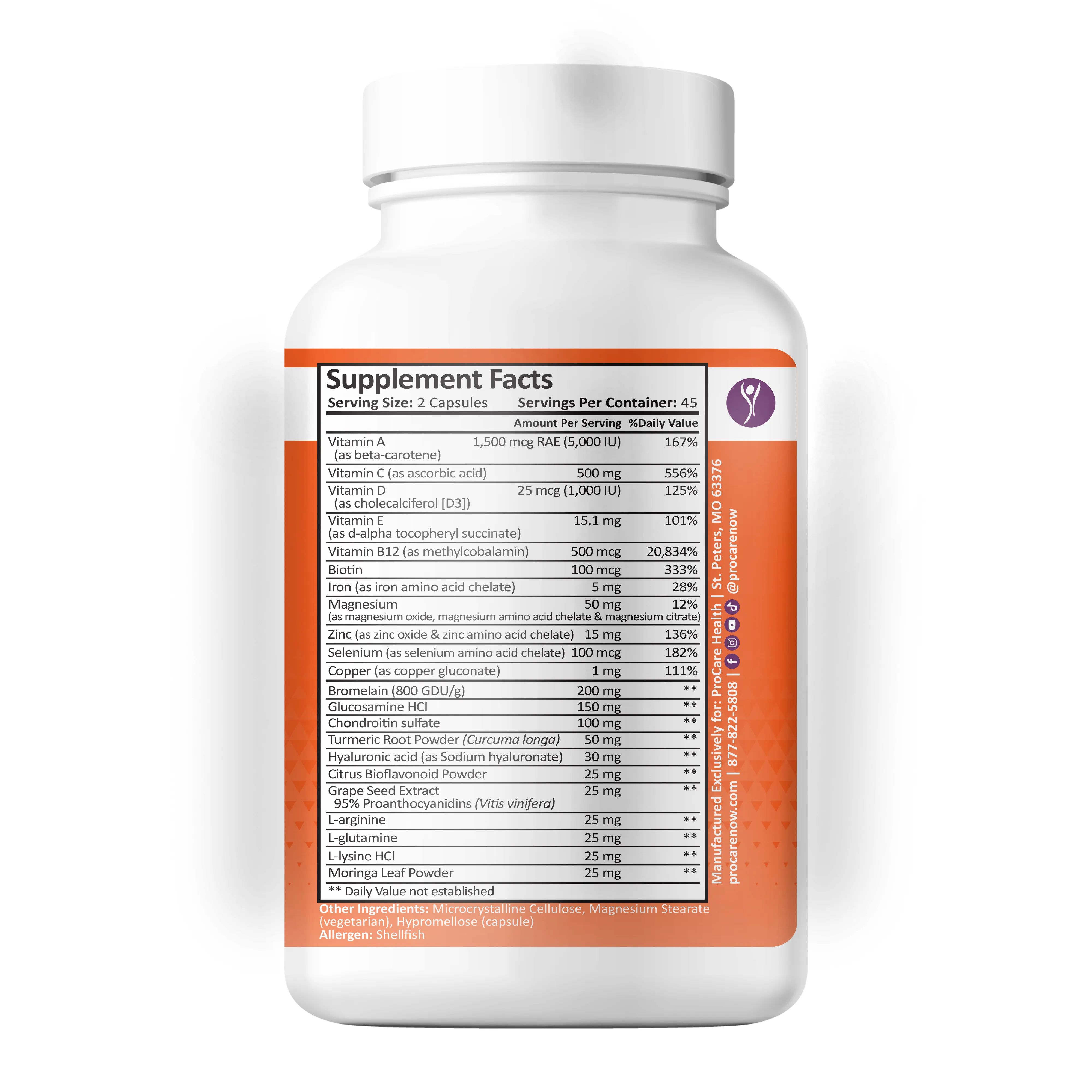 Wound Support  | Veggie Capsule | 90 Count