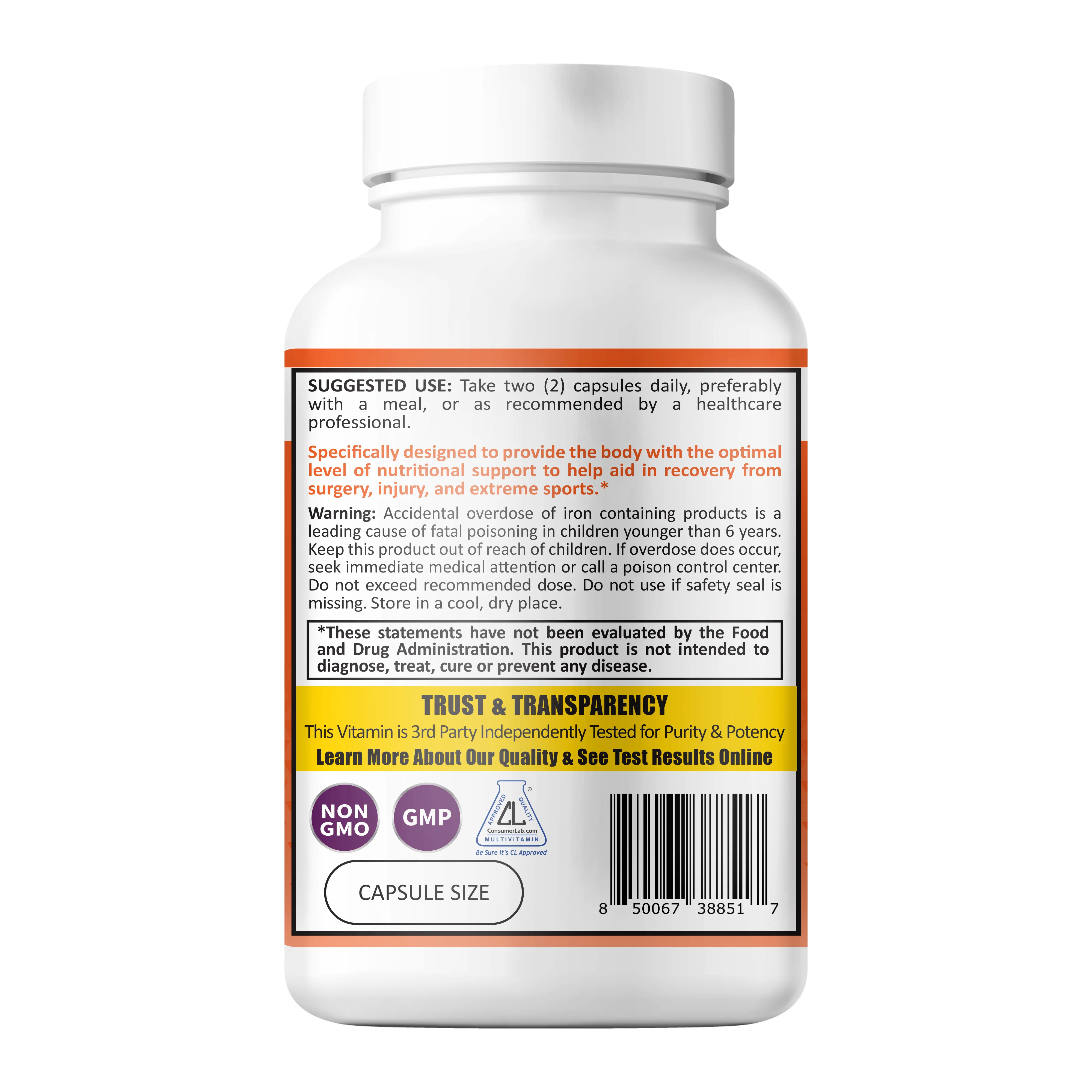 Wound Support  | Veggie Capsule | 90 Count