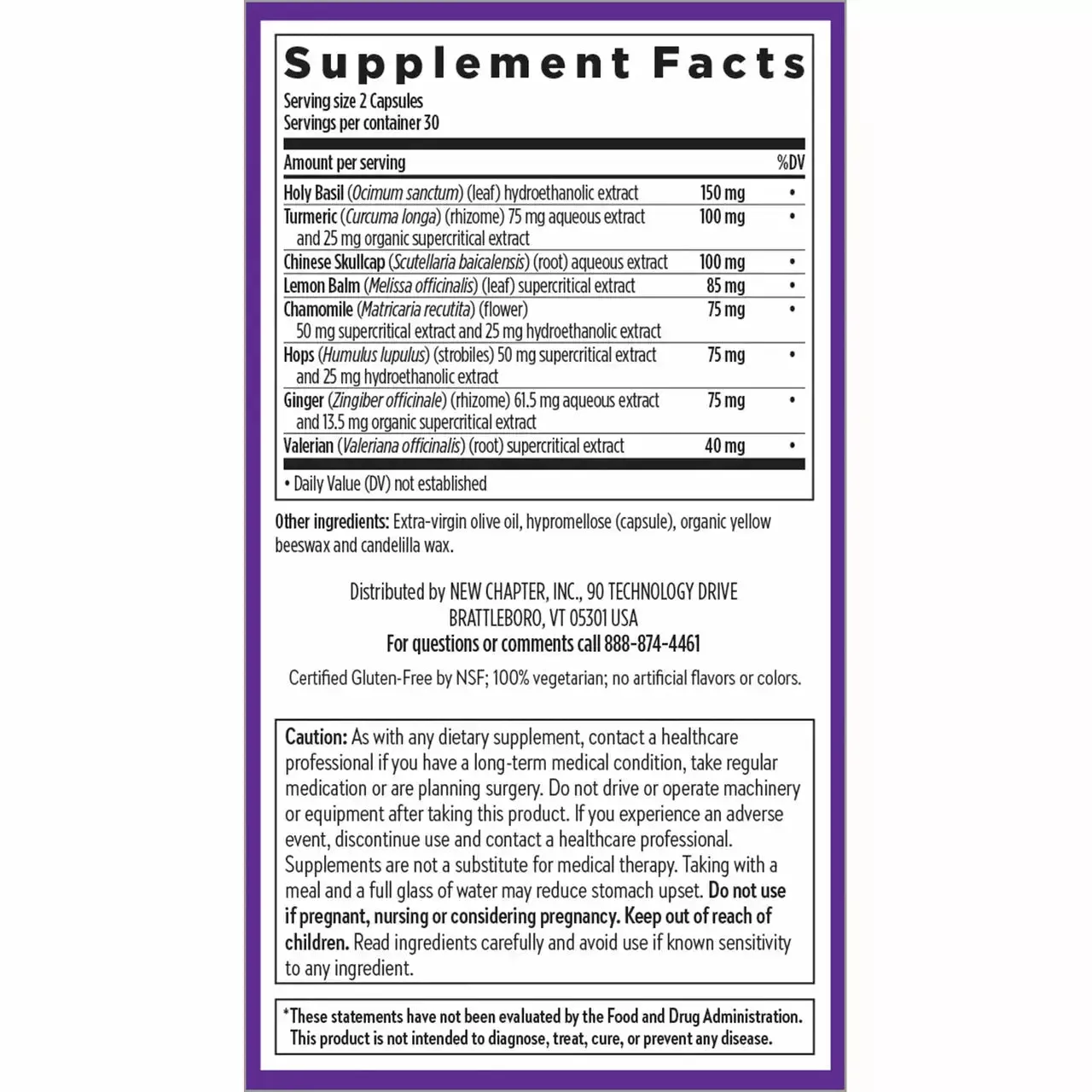 Zyflamend Nighttime 60 liquid vegcaps by New Chapter